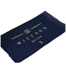 Custom Personalized Embossed Logo Jeans Genuine woven  Patch  Label and Tags for Garment Bags Shoes Top OEM Customized